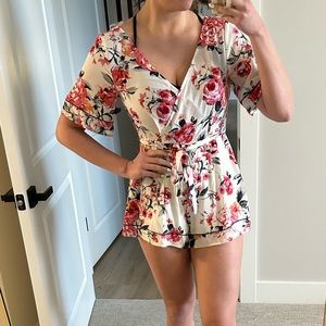 Francesca’s Floral Romper